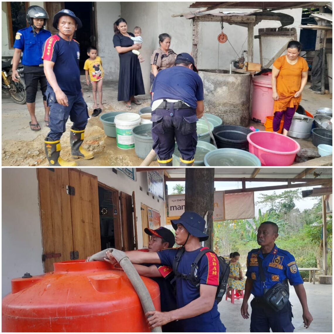 Dampak El Nino, Dampen Konsel Distribusi Air Bersih di Tiga Kecamatan 10 Dampen Konsel saat distribusikan air bersih