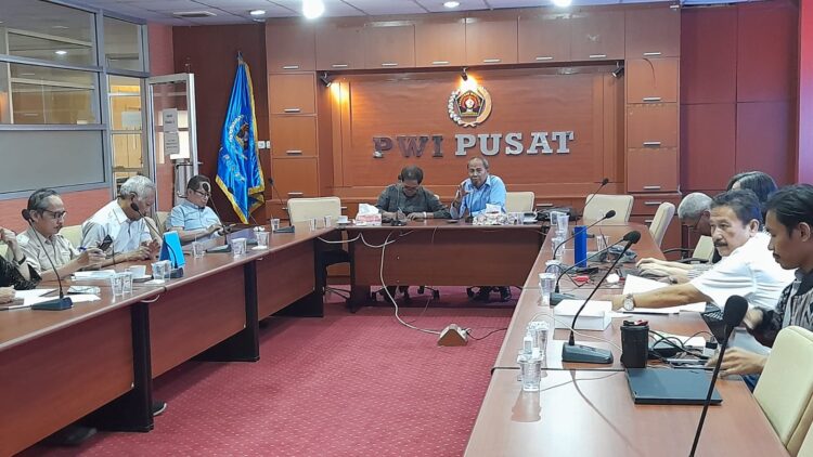 Rapat persiapan HPN 2024 di Kantor PWI Pusat