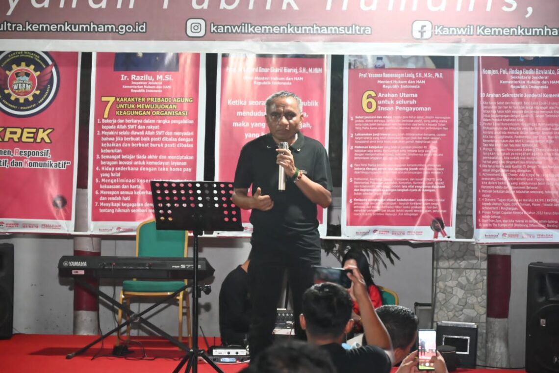 Kepala Kanwil Kemenkumham Sultra Silvester Sili Laba