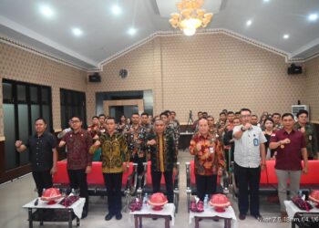 Kanwil Kemenkumham Sultra saat mengadakan pembinaan dan penguatan fungsi Hukerma