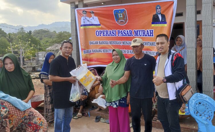 Pasar Murah di Kecamatan Laonti