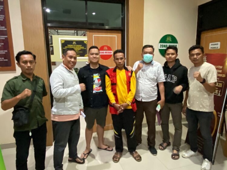 Lusman saat diamankan Kenjari Kendari