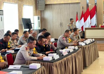 Kegiatan Supervisi Operasi Mantap Brata di Polda Sultra