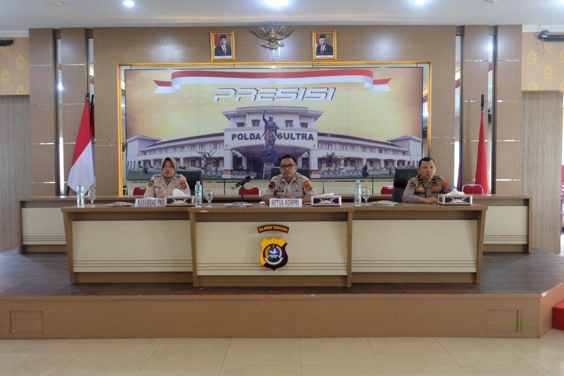 Jelang Pemilu, ASN Polda Sultra Diharapkan Mampu Menginternalisasi Prinsip Netralitas