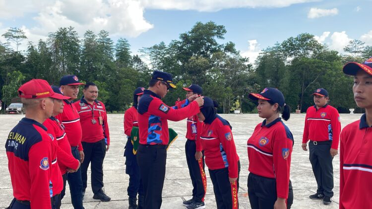 Pengukuhan Relawan Pemadam Kebakaran Kabupaten Konsel