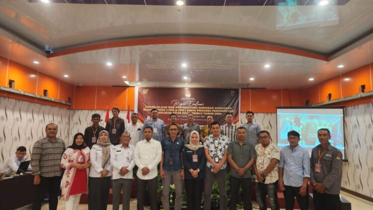 Rapat Evaluasi Pengelolaan dan Pertanggung Jawaban Anggaran Badan Adhoc pada Pemilu 2024