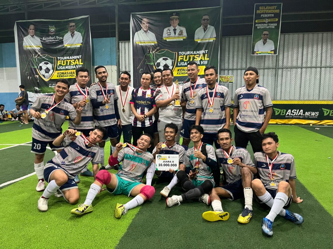Mirkas, Silaturahmi Utama Juara II dan Hadiah Adalah Bonus 10 Tim Teramesa FC saat meraih gelar Juara II pada Liga Media Kendari Pos VIII