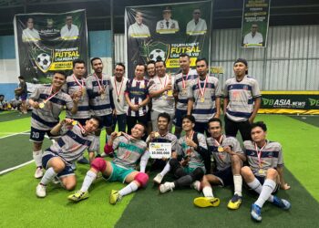 Tim Teramesa FC saat meraih gelar Juara II pada Liga Media Kendari Pos VIII