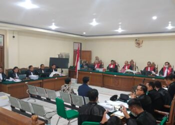 Sidang Tipikor PT Antam Blok Mandiodo Konut, di PN Tipikor Kendari