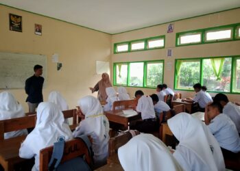 Suasana proses pembelajaran di SMAN 2 Kendari