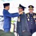 Presiden Jokowi saat menganugerahi pangkat Jenderal TNI Kehormatan kepada Menhan Prabowo Subianto, Foto : Biro Pers Sekretariat Presiden