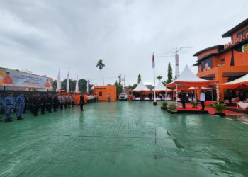 Upacara peringatan HUT ke 52 Basarnas di KPP Kendari