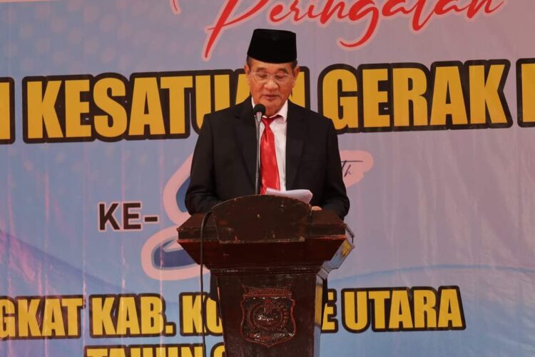 Wabup Konut Abuhaera saat membuka kegiatan