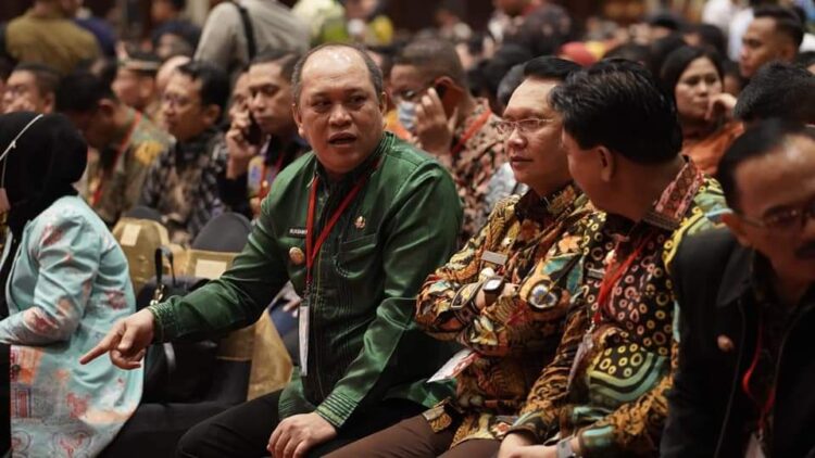 Bupati Konawe Utara, H. Ruksamin saat mengawal penetapan kuota ASN Tahun 2024