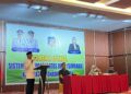 Bupati Konsel, H. Surunuddin Dangga saat membuka workshop Simbada