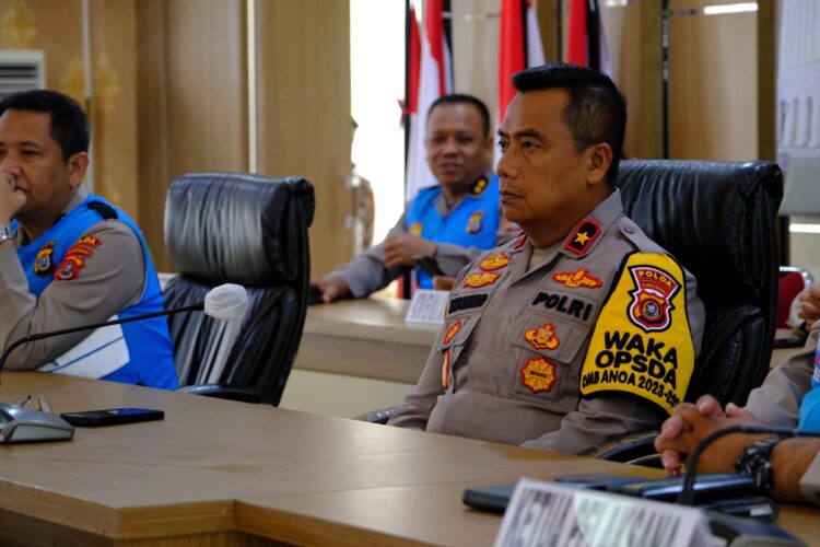 Wakapolda Sultra saat menghadiri pengumuman seleksi Sespimma dan STIK