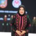 Ketua Dekranasda Konsel Hj. Nurlin Surunuddin saat tampil di catwalk IFW 2024 (Prokompim Konsel)