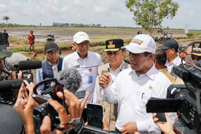 Mentan RI saat Kunker di Banyuasin, Foto : Sekretariat Presiden