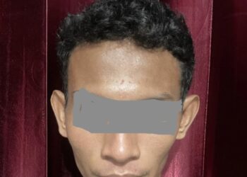 Salah satu pelaku penganiayaan di Kendari Caddi saat ditangkap Polisi (Polresta Kendari)