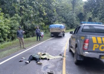 Korban meninggal di tempat usai bertabrakan dengan truk di Konut