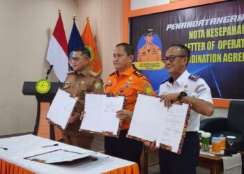 KPP Kendari usai menandatangani LOCA dengan UPBU Kelas I Halu Oleo, dan MoU dengan RSUD Bahteramas