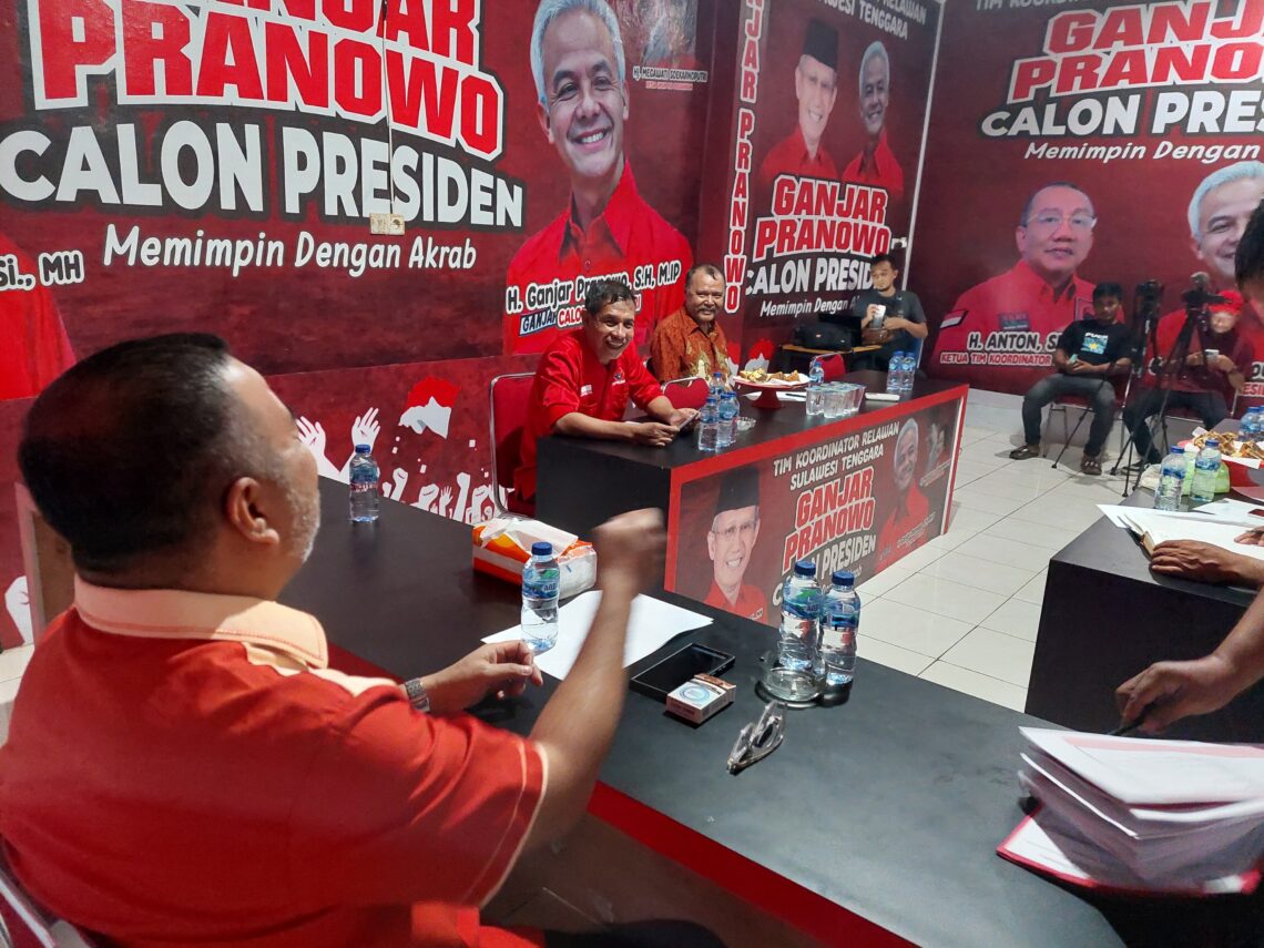 AJP saat sesi wawancara tim penjaringan dari PDI Perjuangan