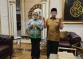 Nur Endang Abbas saat bertemu dengan Ketua Majelis Syuro DPP PKS Salim Segaf Al Jufri