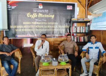 Coffee Morning KPU Konsel bersama insan media