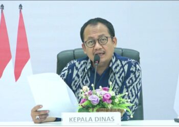 Kepala DPMPTSP Sultra Parinringi saat membuka kegiatan workshop secara virtual