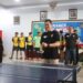 Kapolresta Kendari saat membuka turnamen Tenis Meja