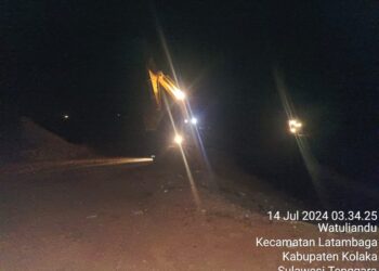 Dugaan aktivitas ilegal PT AMI yang dilakukan pada malam hari