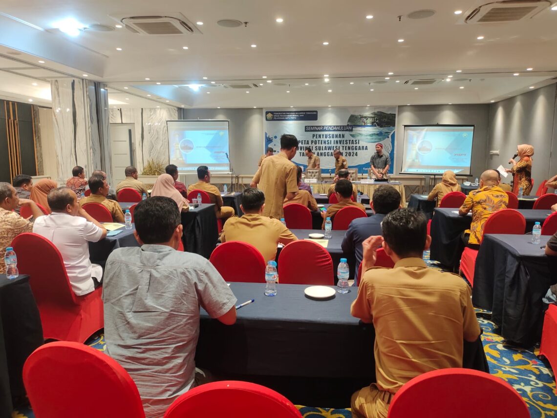 DPMPTSP Gelar Seminar Pendahuluan Penyusunan Peta Potensi Investasi di Sultra 10 Kegiatan seminar pendahuluan oleh DPMPTSP Sulawesi Tenggara