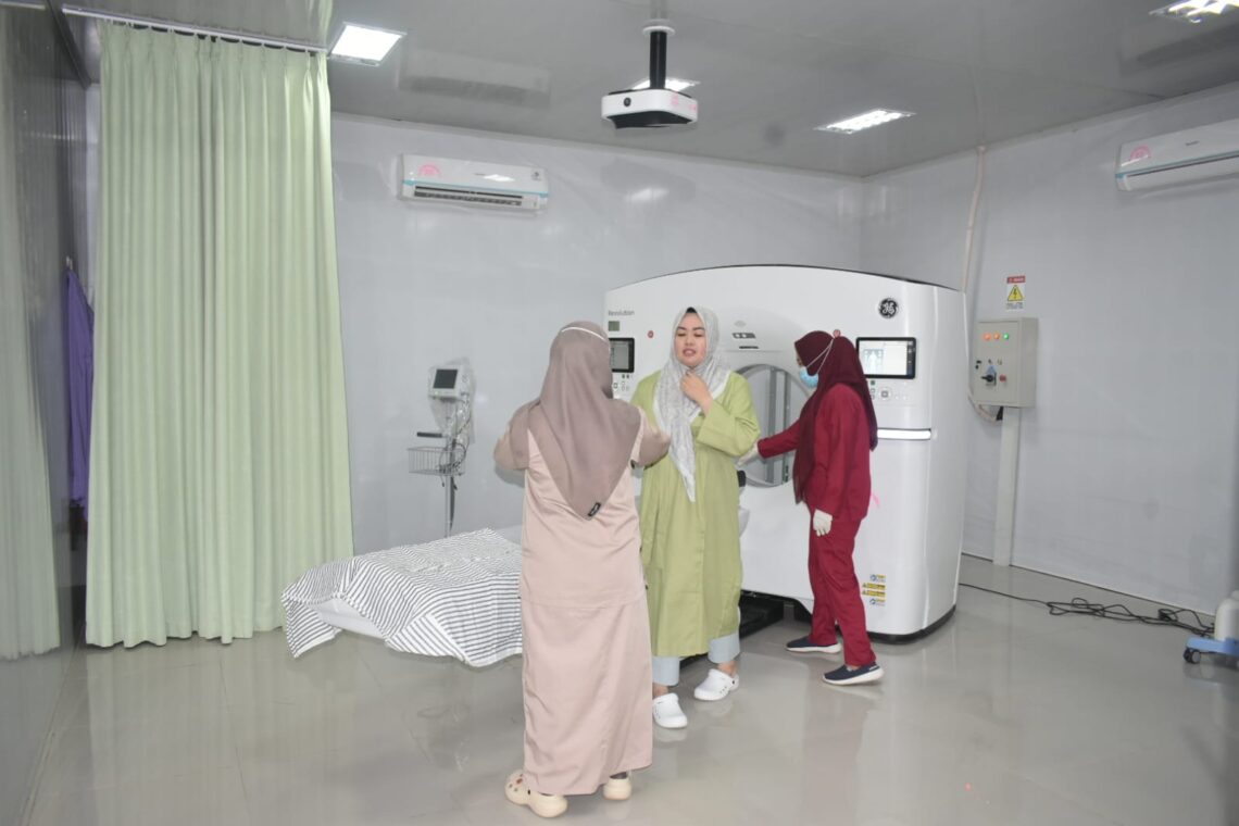 Paslon SKI-Sudirman saat melakukan tes kesehatan di RSUD Kendari