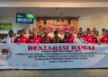 DPP LP3I Sumut saat deklarasi damai dukung Pilkada Serentak Tahun 2024