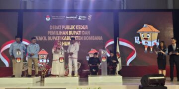 Debat publik kedua Pemilihan Bupati dan Wakil Bupati Bombana