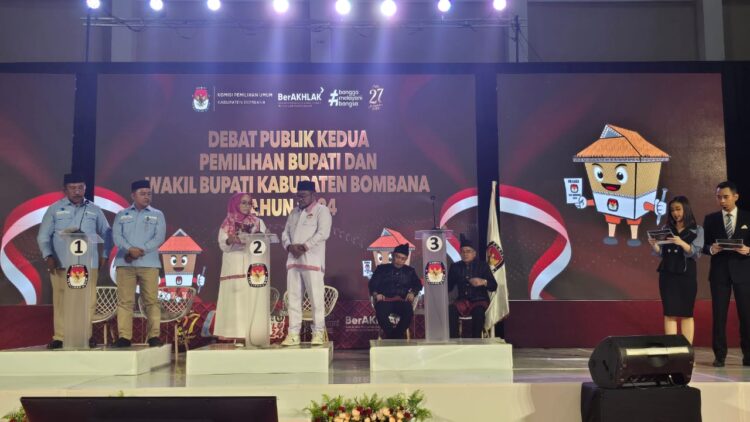 Debat publik kedua Pemilihan Bupati dan Wakil Bupati Bombana