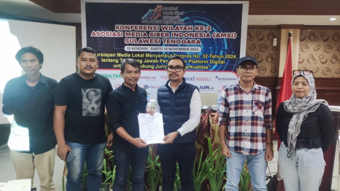 Konferwil II AMSI Sultra, Nuryadi dan Wiwid Abid Abadi terpilih aklamasi sebagai Ketua dan Sekretaris