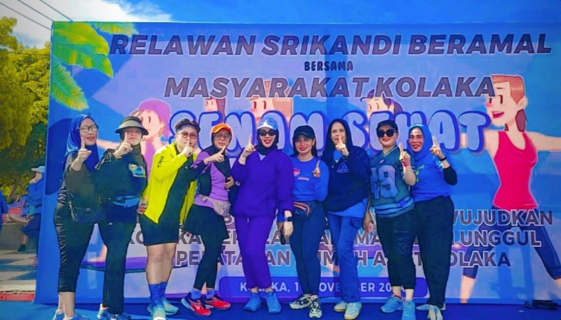 Relawan Srikandi Beramal bersama masyarakat Kolaka