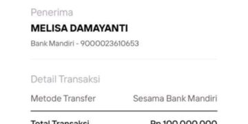 Bukti transfer dari MRC ke MD