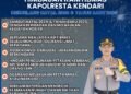 Himbauan Polresta Kendari menjelang Nataru