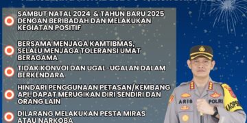 Himbauan Polresta Kendari menjelang Nataru