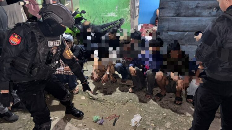 8 remaja usai diamankan Tim Patroli Polresta Kendari