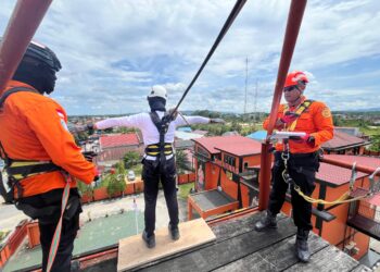 Tes fobia ketinggian CPNS KPP Kendari