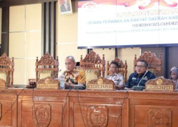 Rapat paripurna penetapan calon pimpinan DPRD Kabupaten Konsel periode 2024-2029