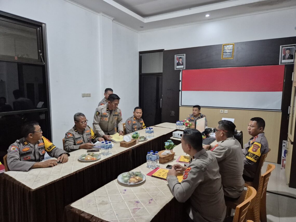 Tim Wasops mengunjungi Polresta Kendari terkait Operasi Lilin Anoa 2024