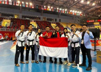 Tim Taekwondo Polri di ajang kejuaraan internasional