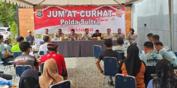 Jumat Curhat Polda Sultra di Kecamatan Wua-wua