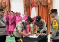 Kapolres Konsel, AKBP Febry Sam, SIK, M.Si, pimpin Sertijab