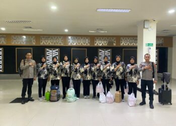 Pemberangkatan 9 Casis Bakomsus Polwan