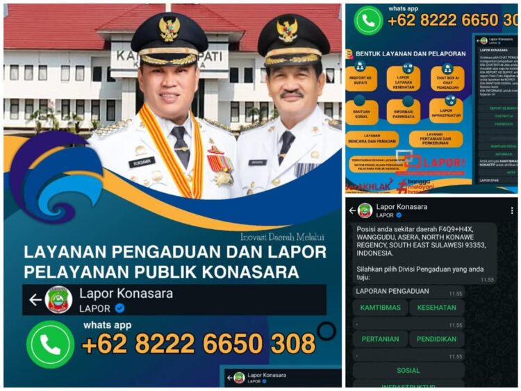 Iklan layanan Lapor Konasara